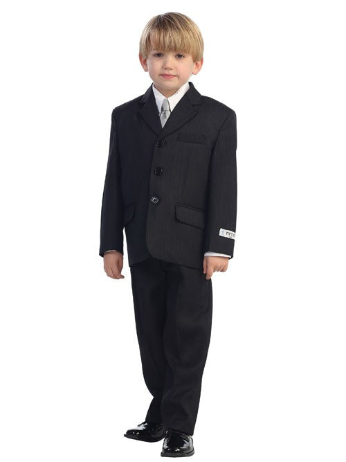 Boys Double Stripe Pin Suit Set