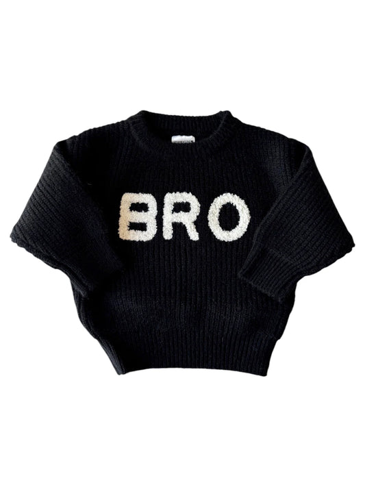 Bro Knit Sweater | Obsidian