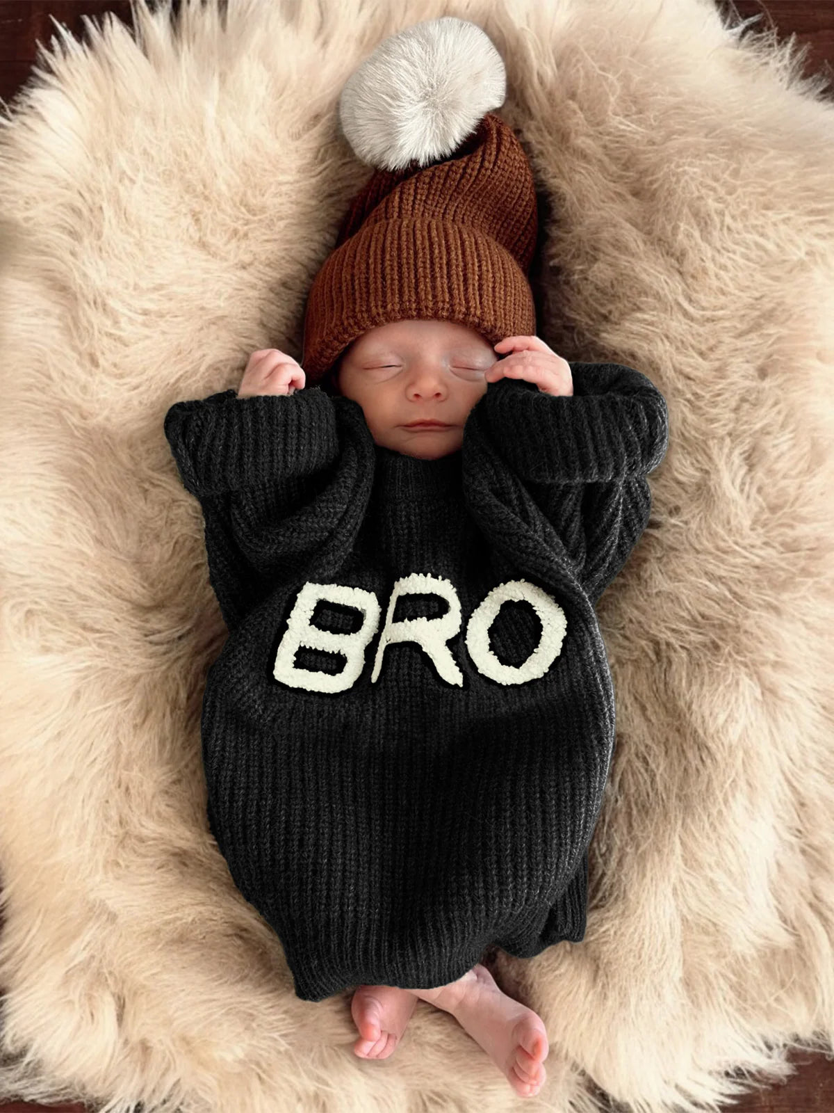 Bro Knit Sweater | Obsidian