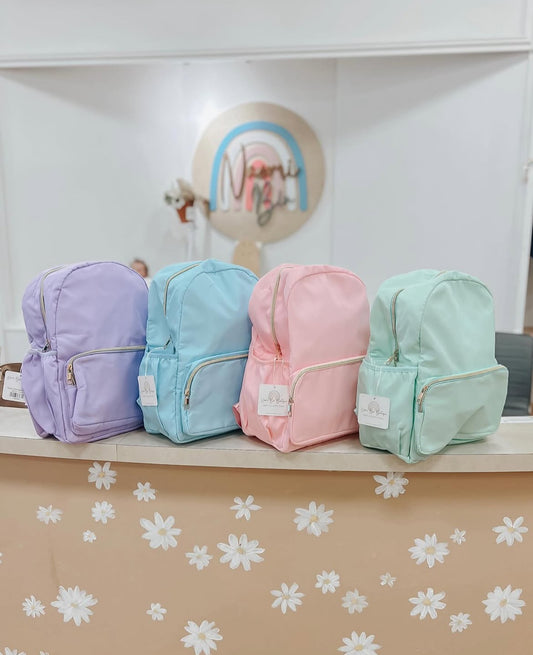 Nylon Backpack | Solid