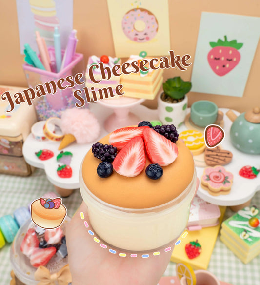 Japanese Cheesecake Butter Signature Dome Slime