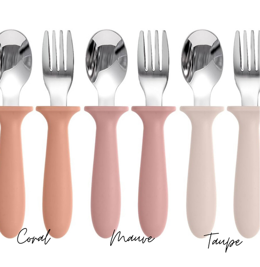 Toddler Stainless Steel Utensils | Sunset