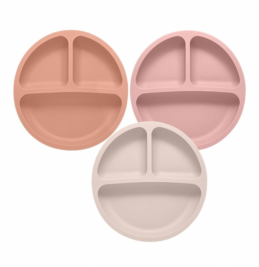 Divided Silicone Suction Plate | Sunset