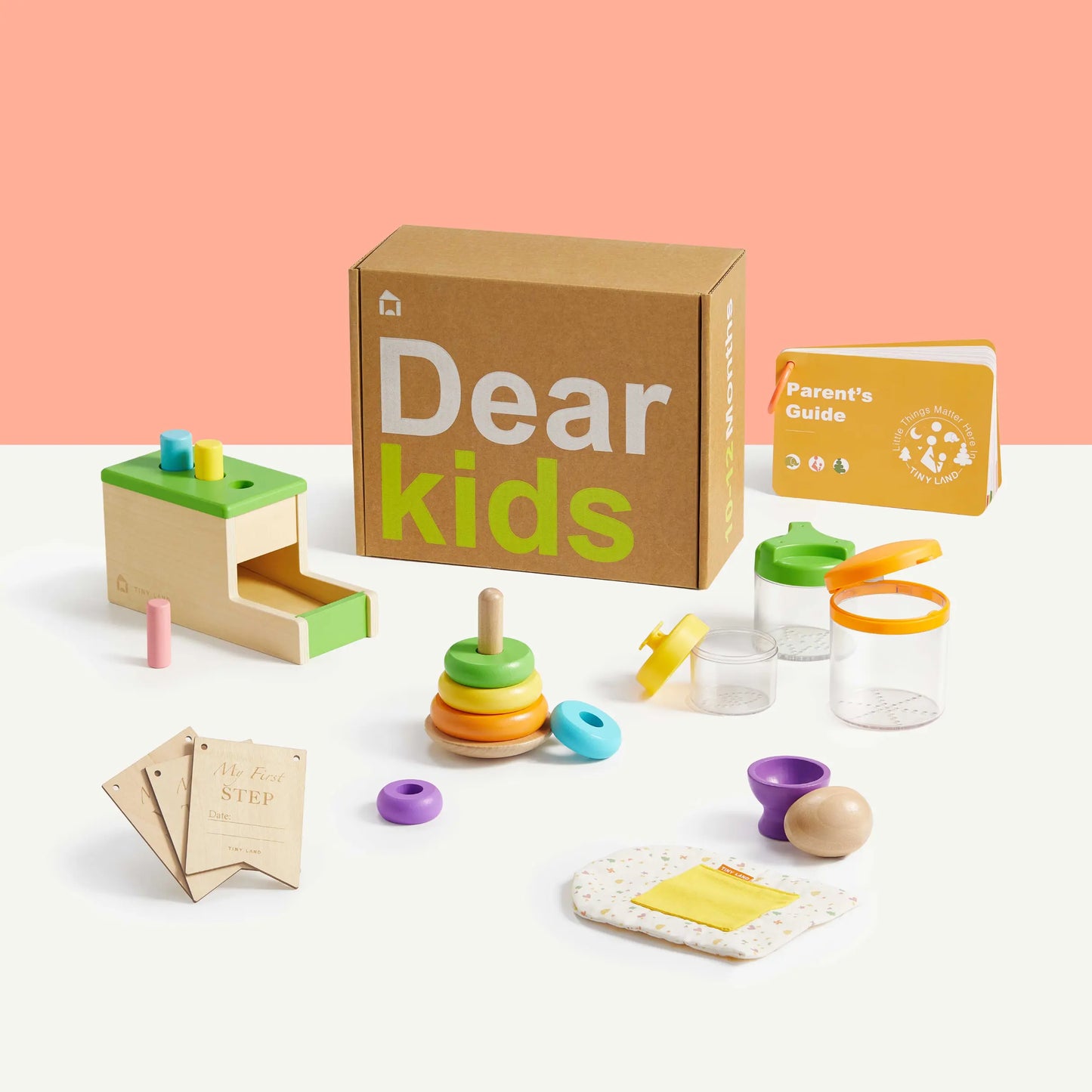 Tiny LandĀ® Montessori Toys Set for Infants (10-12 month)