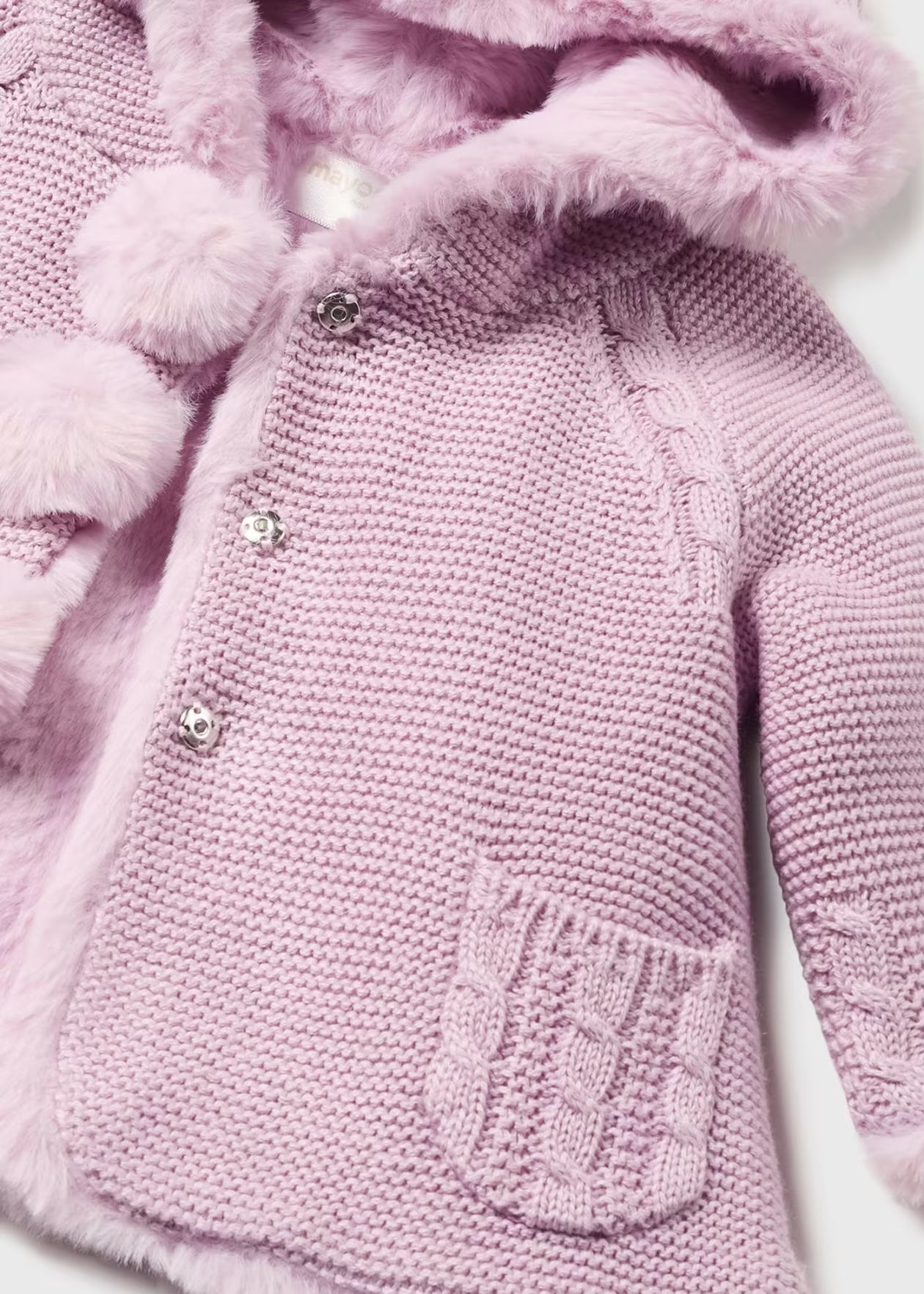 Pompon Knit Cardigan