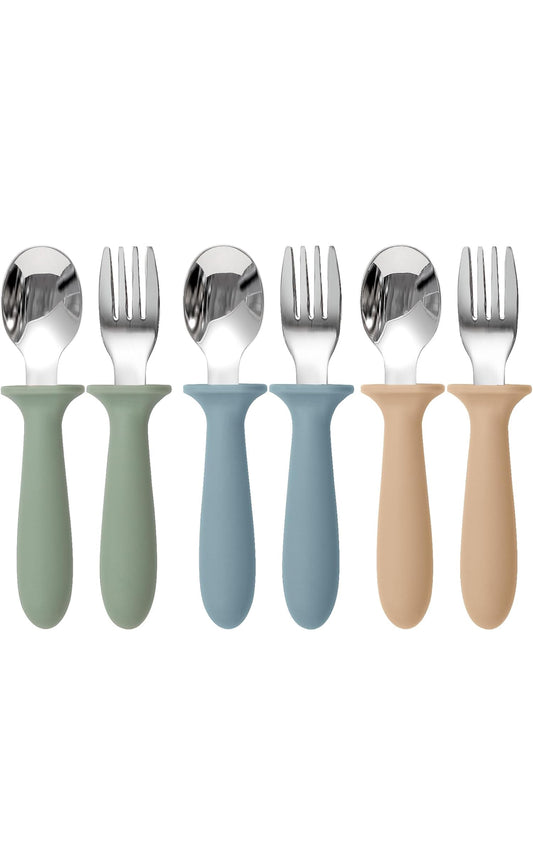 Toddler Stainless Steel Utensils | Forest