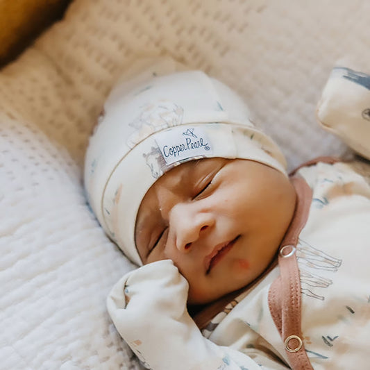 Montana Top Knot Hat 0-4mo