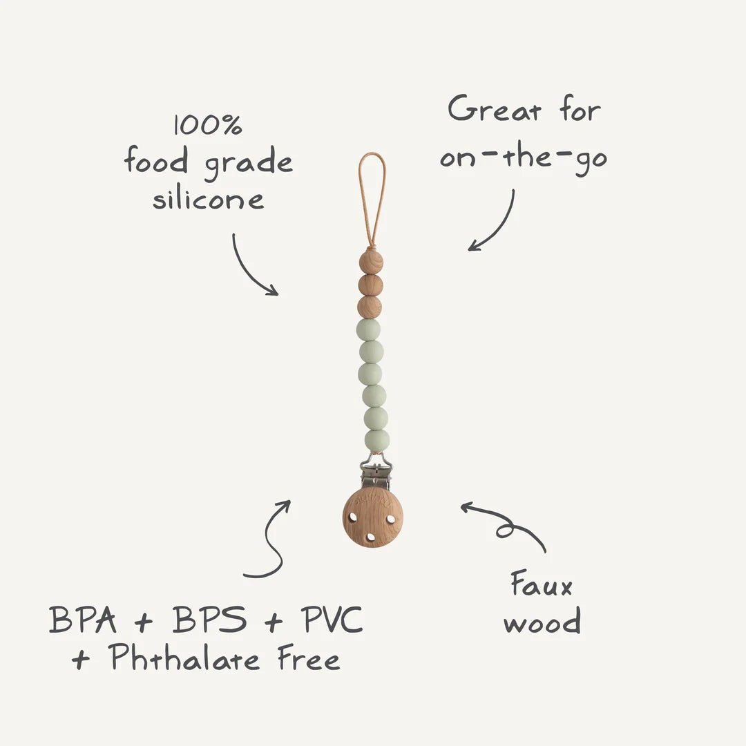 Silicone Pacifier Clip | Luna