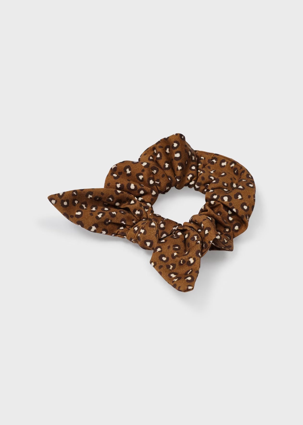 Long Sleeve T-Shirt & Scrunchie | Brown