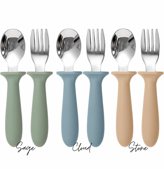 Toddler Stainless Steel Utensils | Forest