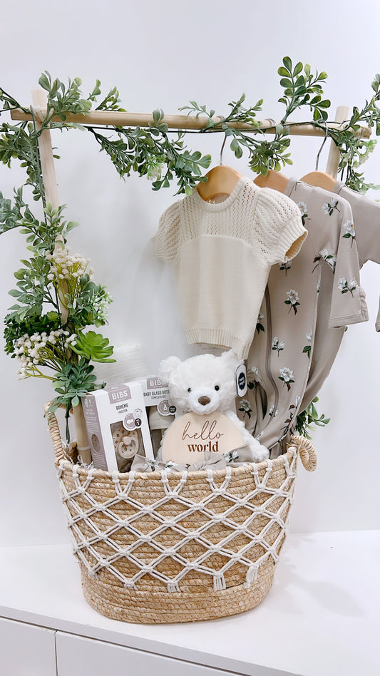 Custom Baby Shower Basket (Basket Only)