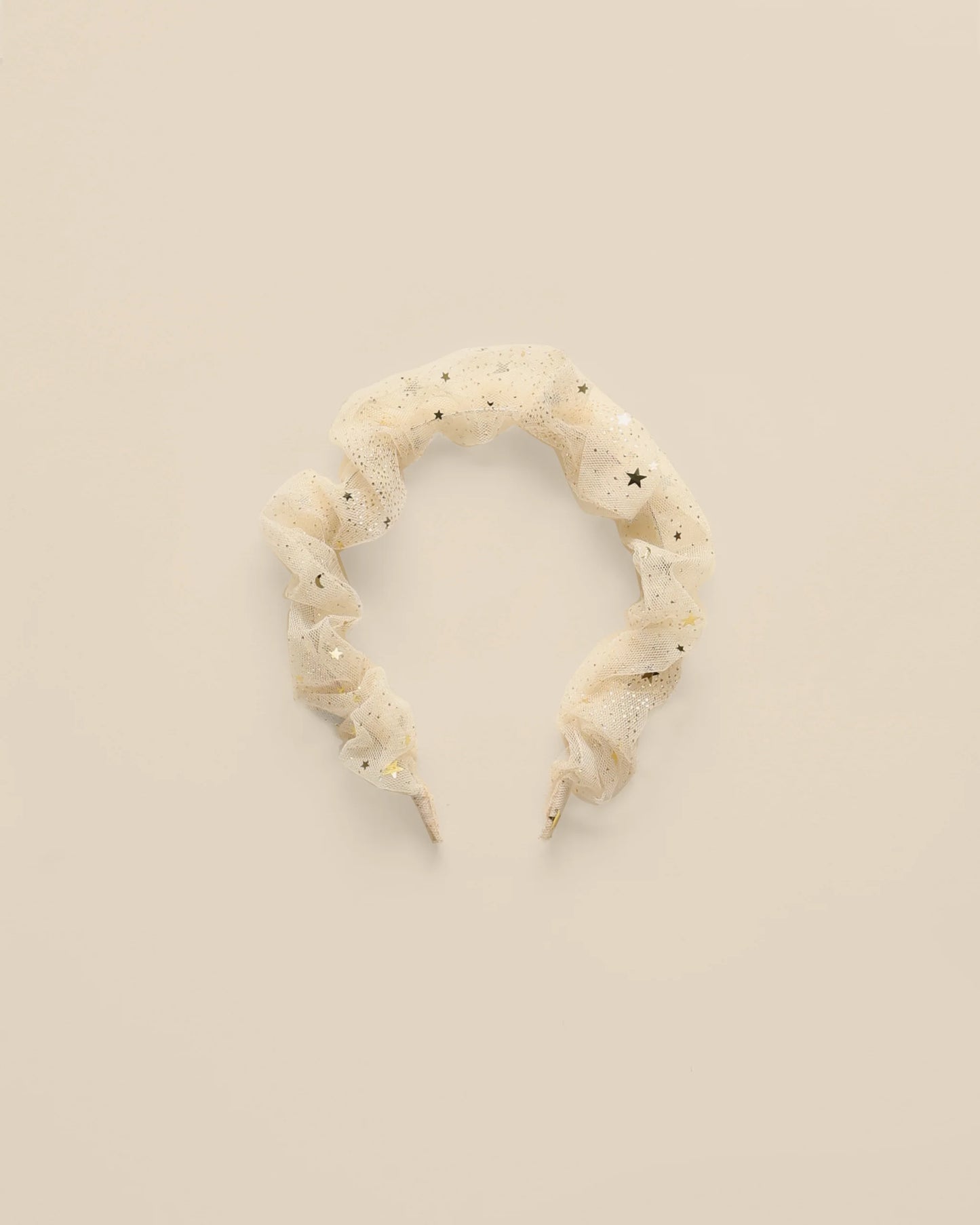 Gathered Headband | Champagne Stars