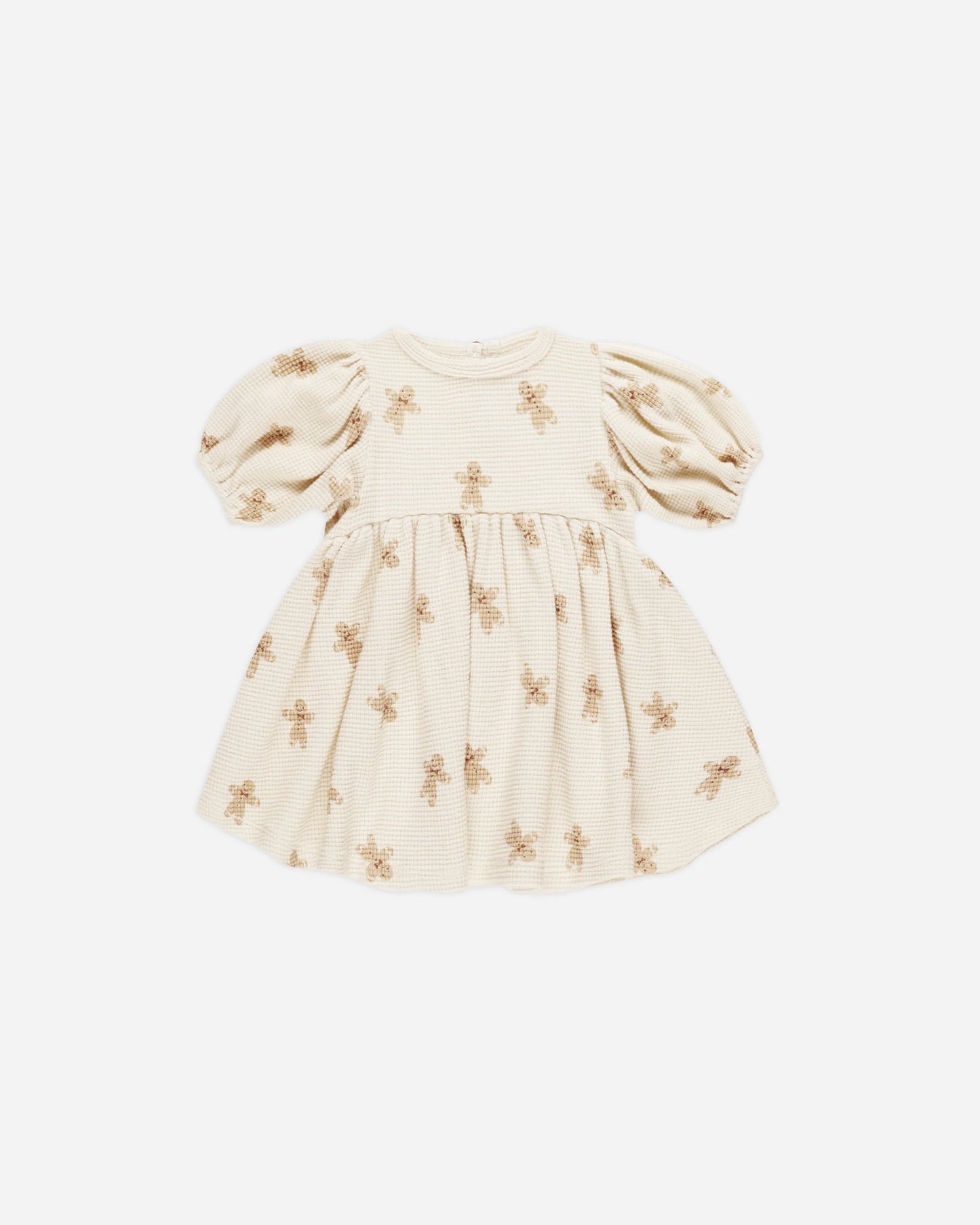 Waffle Babydoll Dress | Gingerbread