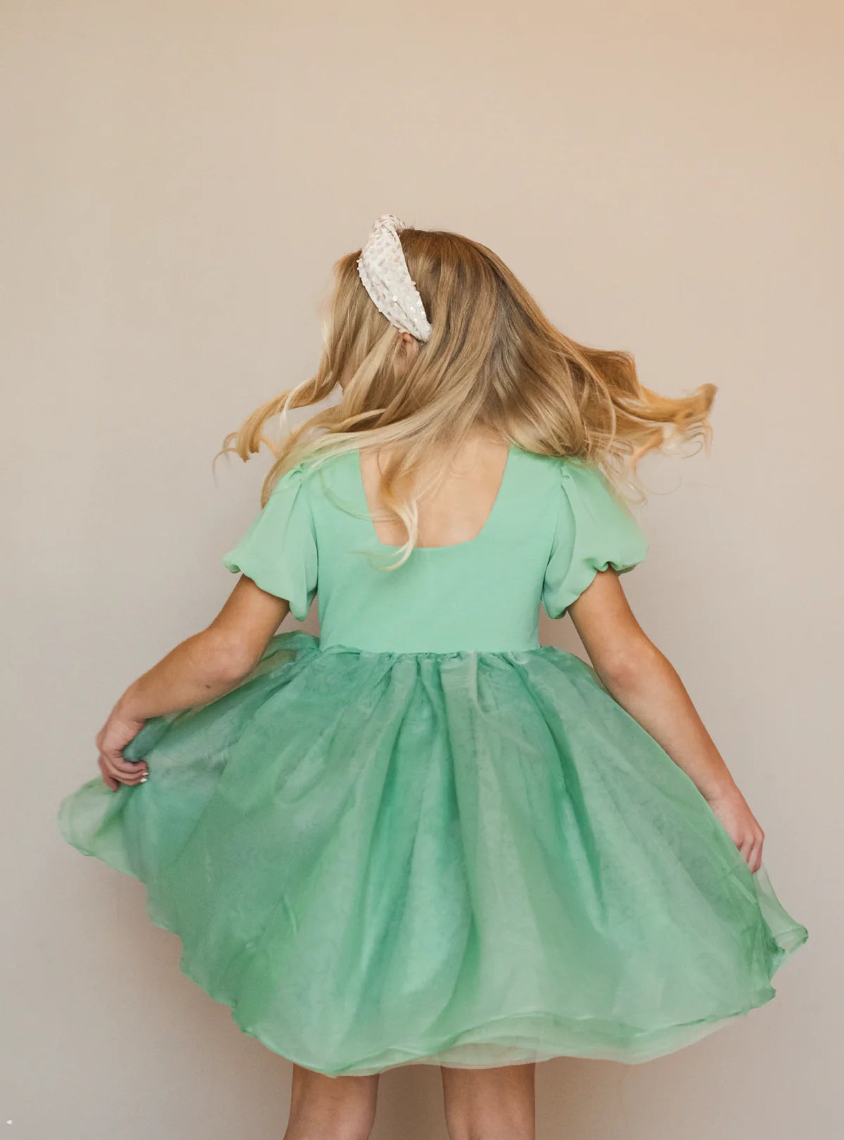 Puff Dress | Sage