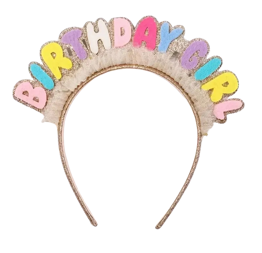 Birthday Girl Tulle Headband