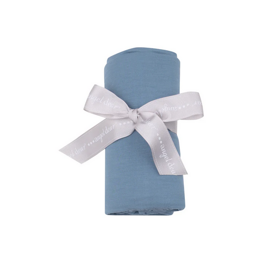 Swaddle Blanket - Basics - Solid Faded Denim - 45X45