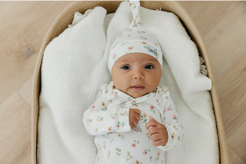 Eloise Top Knot Hat 0-4mo