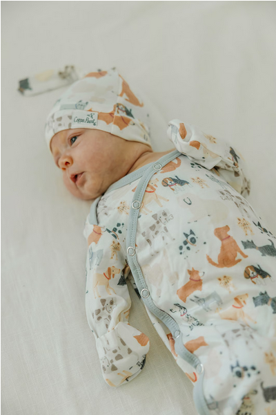 Rufus Newborn Knotted Gown