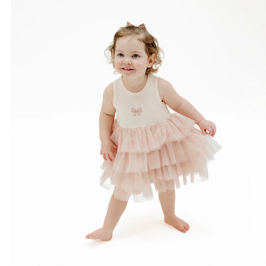 Layered Tulle Dress - Bows Tutu