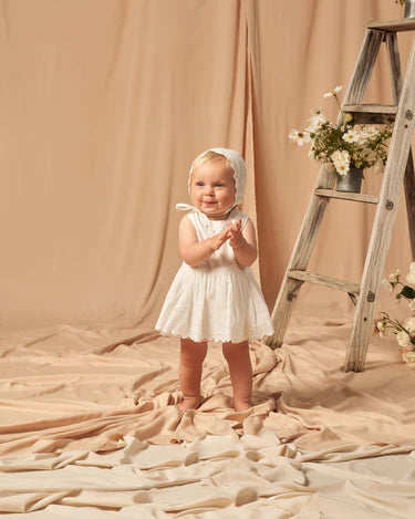 Baby Bonnet | White