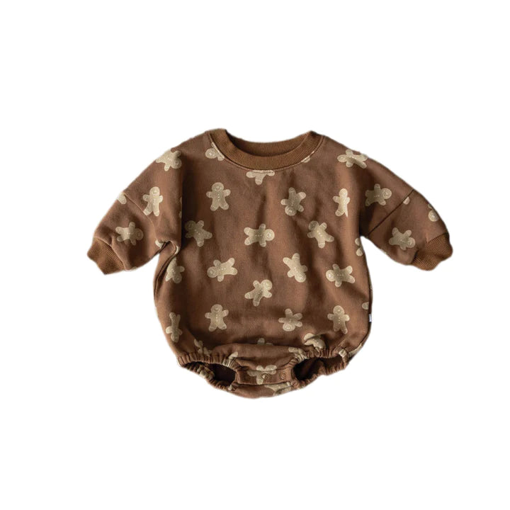 Bubble Romper | Gingerbread