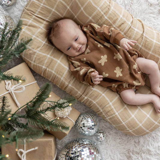 Bubble Romper | Gingerbread