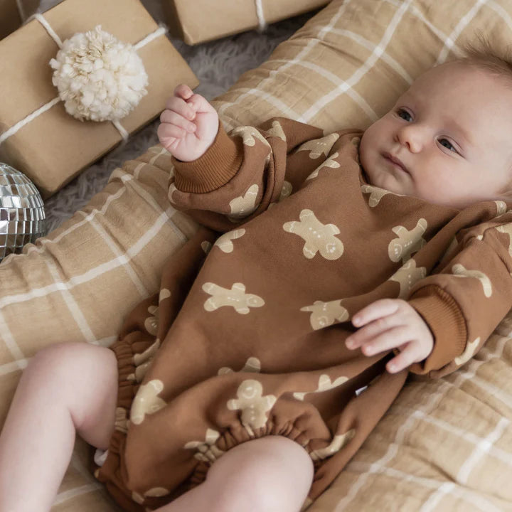 Bubble Romper | Gingerbread