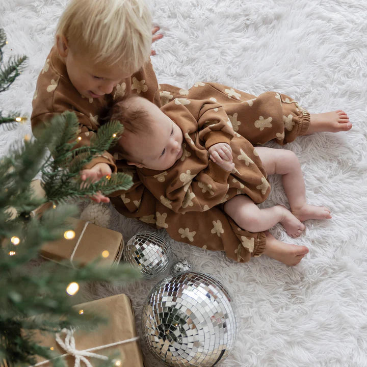 Bubble Romper | Gingerbread