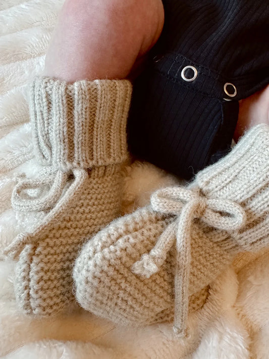 Knit Booties | Cocoa