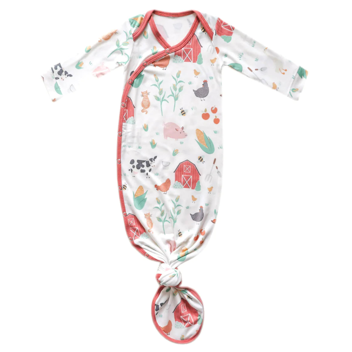 Farmstand Newborn Knotted Gown