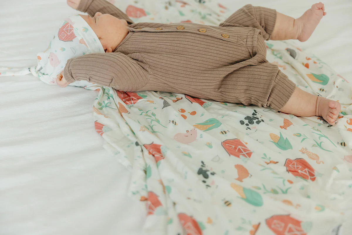 Farmstand Knit Blanket Single