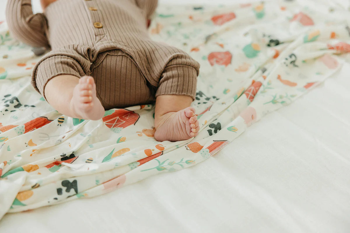Farmstand Knit Blanket Single