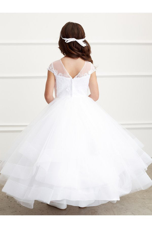 Layered Dress with Floral Lace