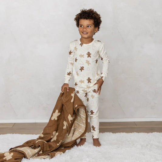 Bamboo Two Piece Set | Gingerbread