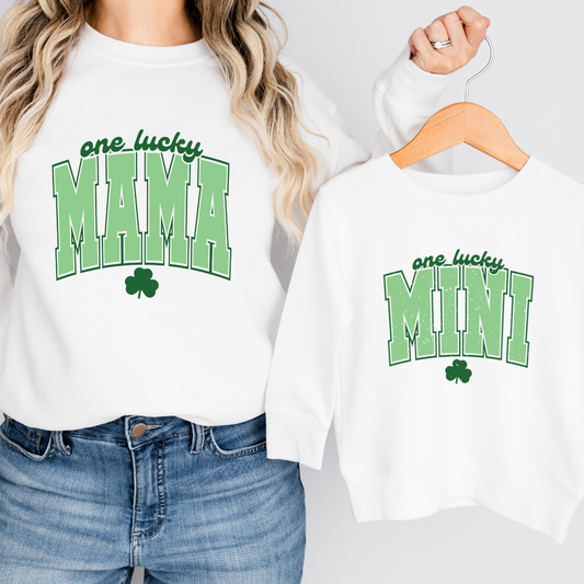 Mama & Mini St. Patrick Day Crewneck