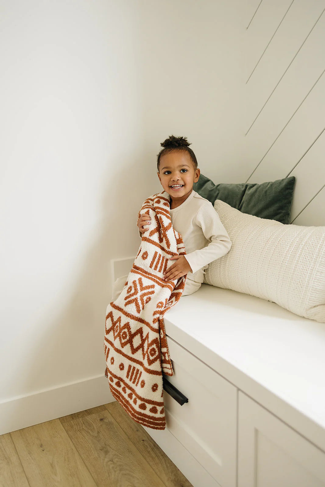 Alpine Rust Checkered Plush Blanket | Lovey