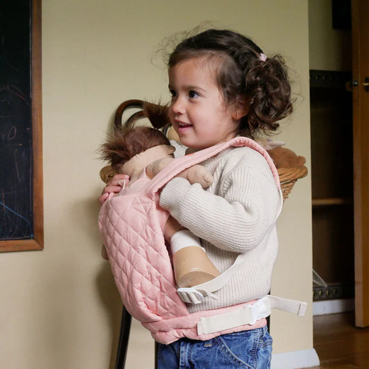 Dinkum Dolls Quilted Carrier | Rose