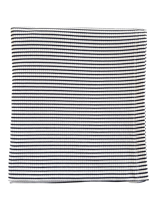 Black Stripe | Organic Ribbed Swaddle