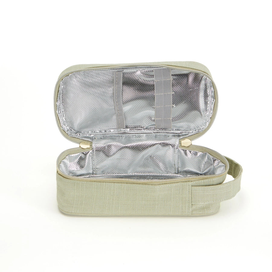 Little Hearts Pencil Case | Sage