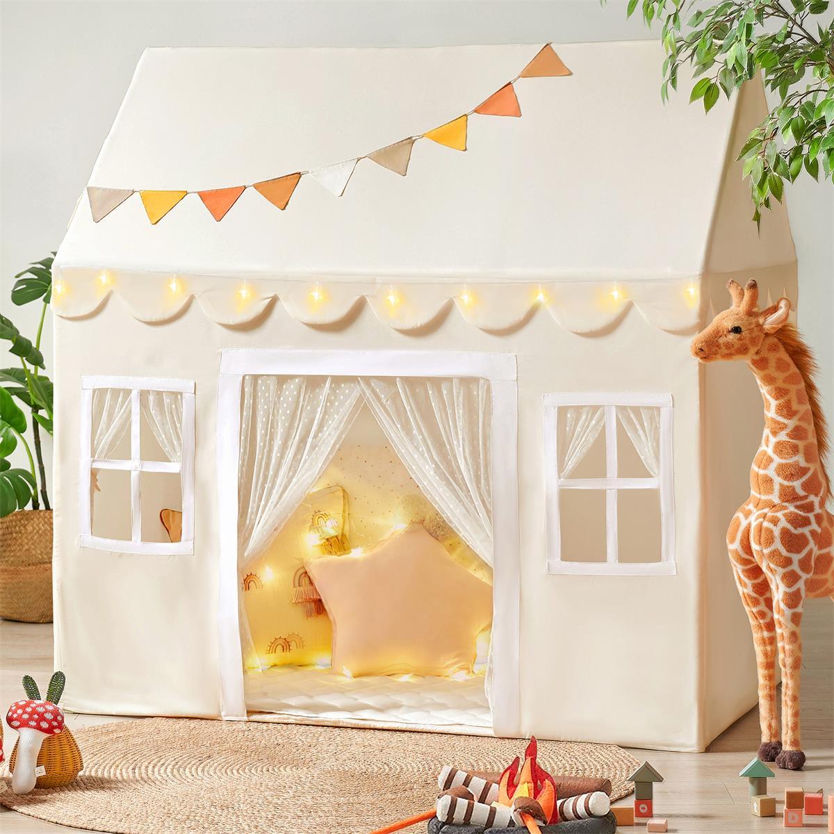 Tiny LandÂŽ Natural Cream Playhouse