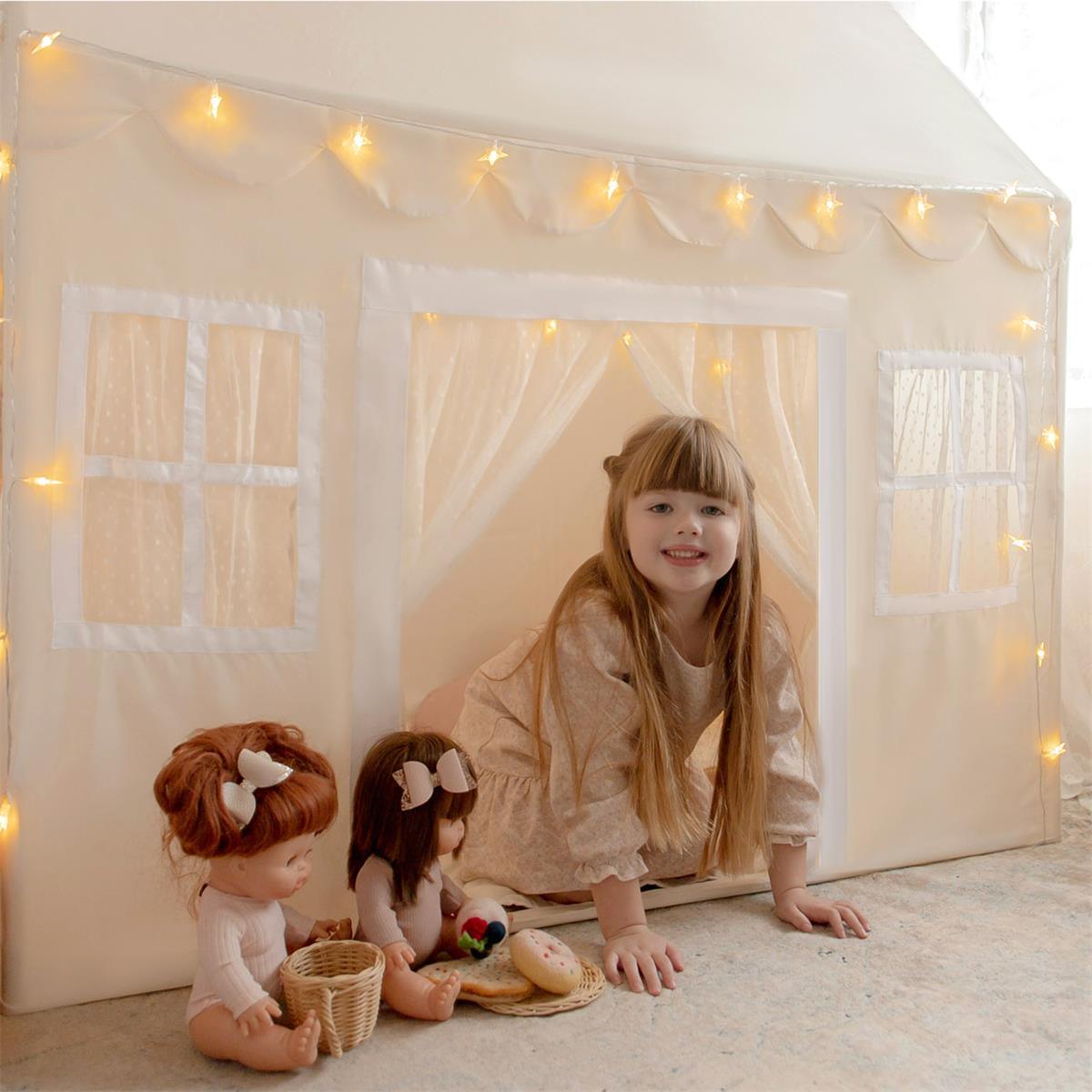 Tiny LandÂŽ Natural Cream Playhouse