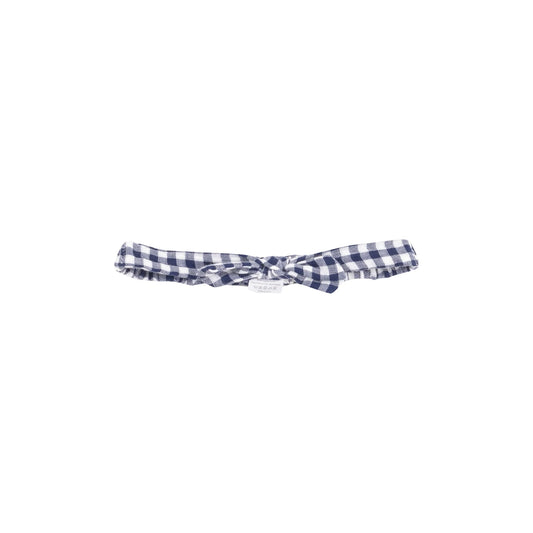 Knot Headband | Navy Gingham