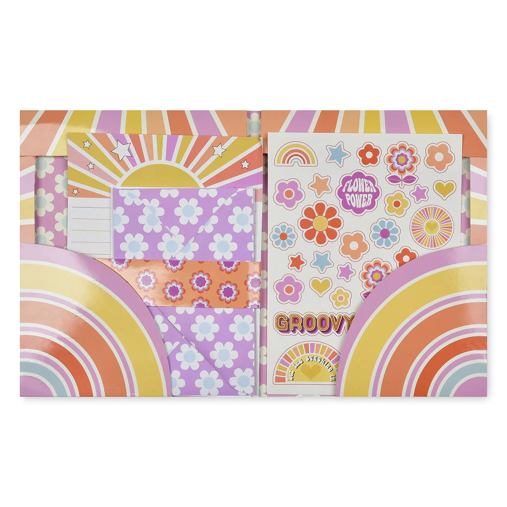 Feeling Groovy Stationery Set