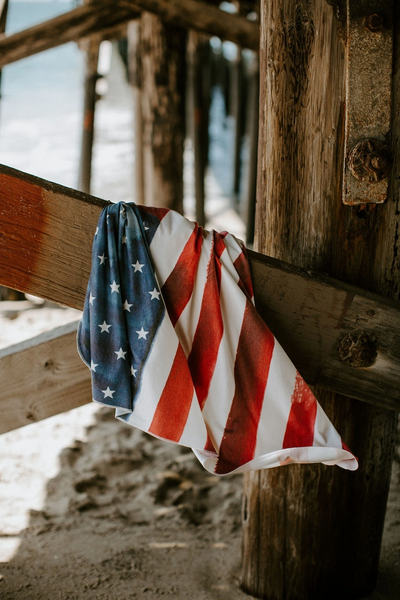 Patriot Knit Blanket Single