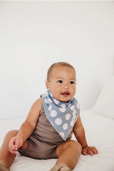Slugger Baby Bandana Bib Set (4-pack)