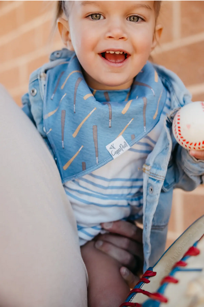 Slugger Baby Bandana Bib Set (4-pack)