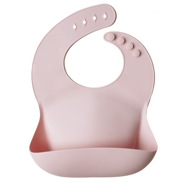 Silicone Baby Bib | Blush