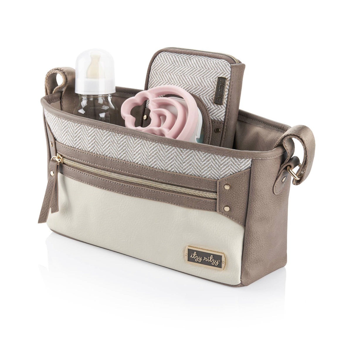 Vanilla Latte Travel Stroller Caddy