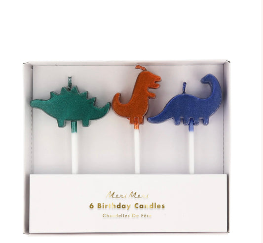 Dinosaur Kingdom Candles (x 6)
