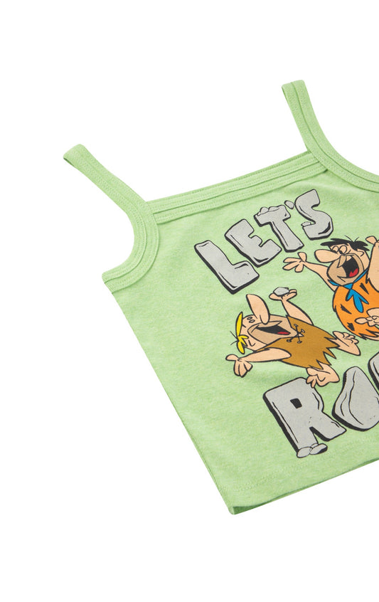 The Flintstones Cropped Tank Top